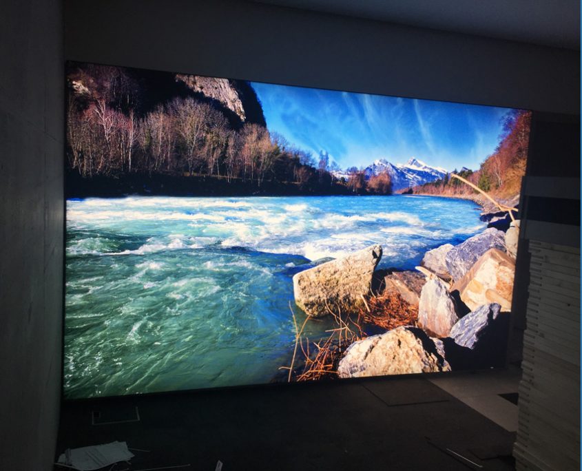 Leuchtwand Leuchtbild Hoteleingang