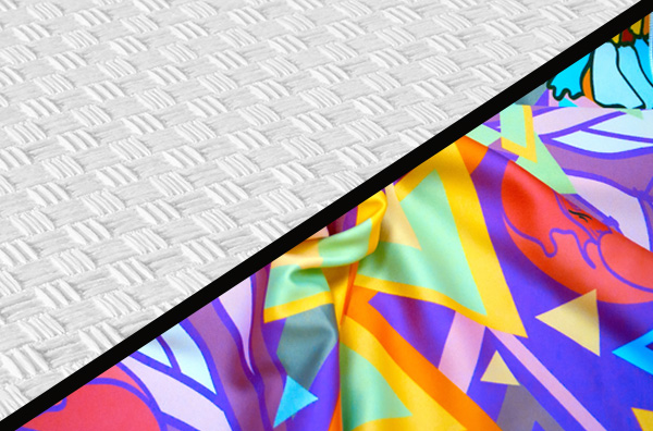 Textilien bedruckt unbedruckt Acunic