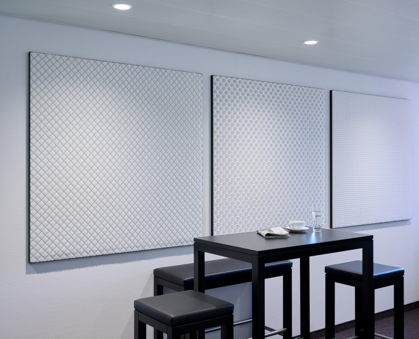 Acunic_143_by_Marcel_Hagen-studio22 Wandabsorber Akustik - Elemente 3 Quadrate, Schallabsorber Produkte