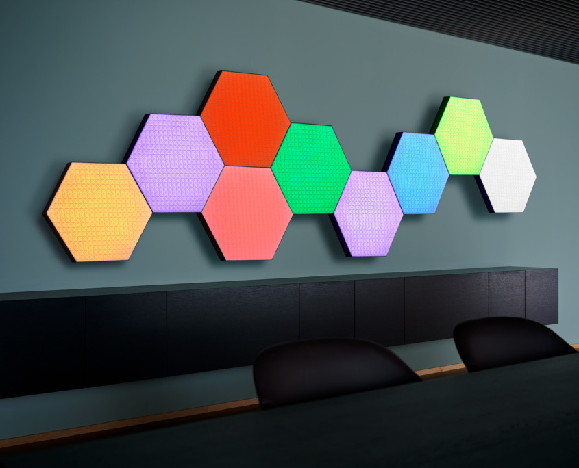 Wandabsorber, Akustik Elemente, Hexagon, Farbe